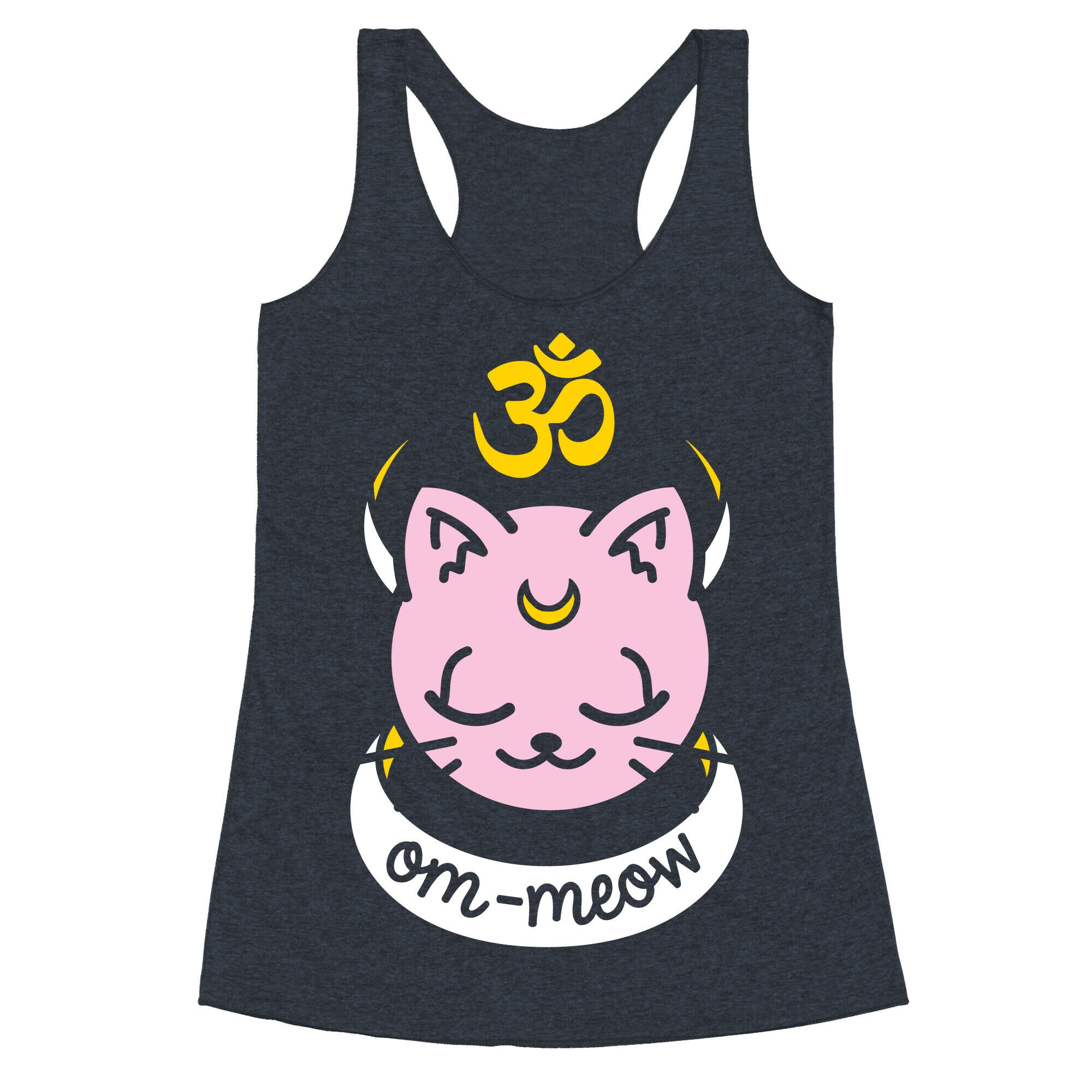 Om-Meow Racerback Tank